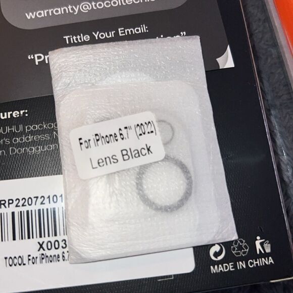 TOCOL 2+2 For iPhone Privacy Screen Protector 6.7” 2 Pack Phone Case Bonus - Picture 7 of 8